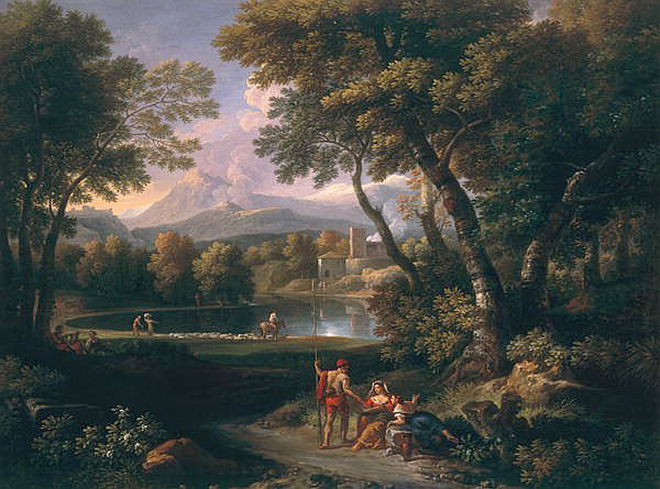 landscape with a lake